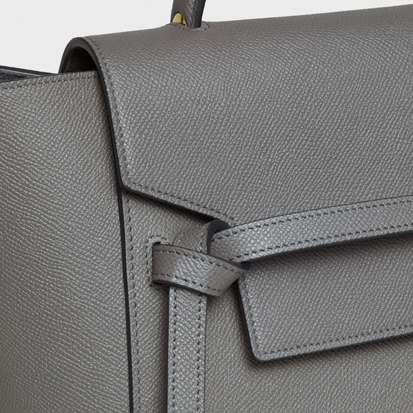 【CELINE】廃盤で希少 セール BELTバッグ ミニ グレー CELINE - 新品同様✨廃盤希少❣️セリーヌ ベルトバッグ