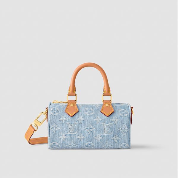 Louis Vuitton Denim Blue Nano Speedy M11212– TC