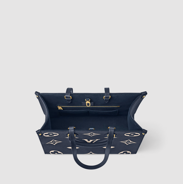 【ルイヴィトン・Louis Vuitton 】OnTheGo MM M47084 LouisVuittonNavyOnTheGoMMM4708
