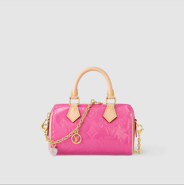 Louis Vuitton Neon Pink Nano Speedy M83273– TC Louis Vuitton Neon Pink Nano Speedy M83273– TC