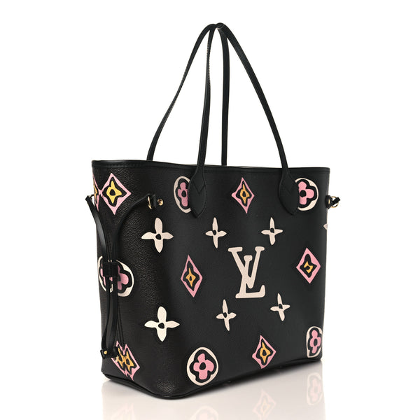 Louis Vuitton Neverfull Patches MM Monogram Tote Bag
