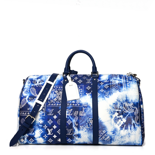 海外限定品◆関税なし【LOUIS VUITTON】キーポル bandouliere 50 Louis_Vuitton_Bandana_Keepall_