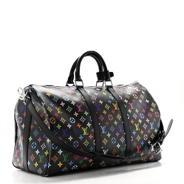 限定品　LOUIS VUITTON タイガ　全長約115cm ジルコニア Louis Vuitton LV x TM Keepall Bandoulière 50 M13745– TC
