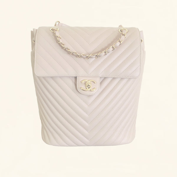 Chanel Chevron Urban Spirit Backpack Large TC