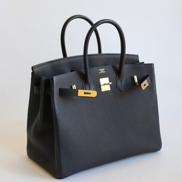 Birkin cargo leather handbag Hermès Gold in Leather - 32181908