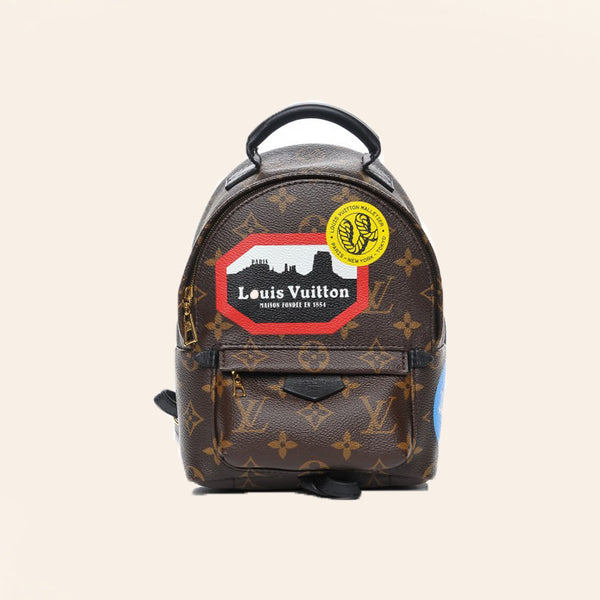 Louis Vuitton Monogram My World Tour Palm Springs Backpack Mini Multiple  colors Cloth ref.623615 - Joli Closet