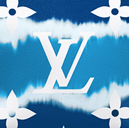 Louis Vuitton BLUE MONOGRAM GIANT ESCALE ON THE GO GM – KrayolaKollection