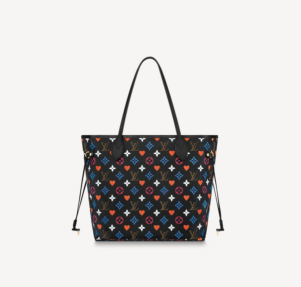 LOUIS VUITTON Game On Monogram Neverfull MM Tote Bag Multicolor
