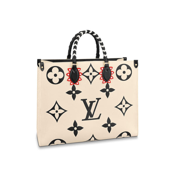 Authentic Louis Vuitton Limited Edition Crafty Monogram Giant OnTheGo GM  Tote – Italy Station