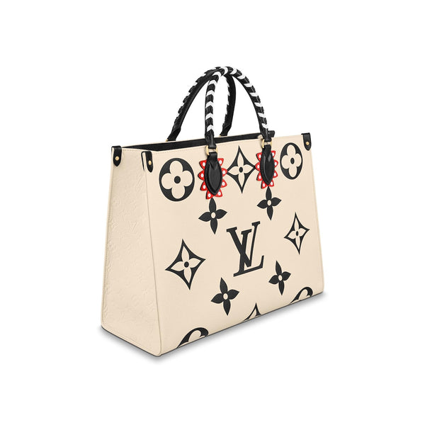 Louis Vuitton Crafty Onthego GM Creme Rouge – Luxi Bags