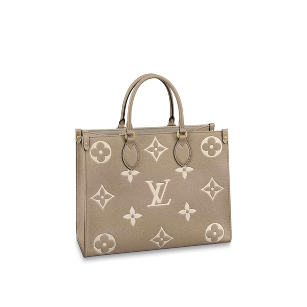 M46154 Louis Vuitton Monogram Coated OnTheGo MM Tote Bag