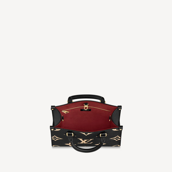 Louis Vuitton On the Go PM, Turtle Dove Bicolor Empreinte, Leather, New in  Dustbag