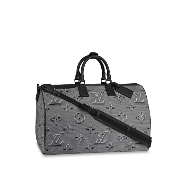 Louis Vuitton Reversible Keepall Bandouliere Bag Limited Edition 2054  Monogram Textile 50 Black 2190341