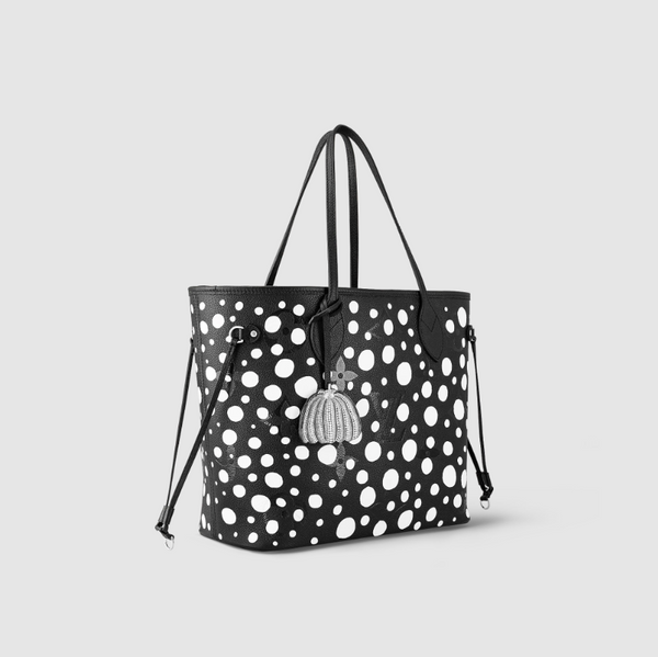 AUTH] Louis Vuitton X Yayoi Kusama Neverfull MM Black Dots Limited Brand  New !