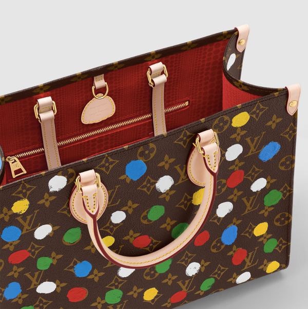 Louis Vuitton OnTheGo Tote Yayoi Kusama Painted Dots Monogram Canvas MM  Multicolor 224646117