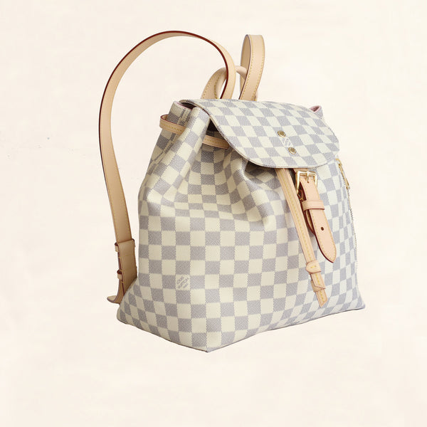 Louis Vuitton Damier Azur Canvas Sperone Backpack N41578 - Luxuryeasy
