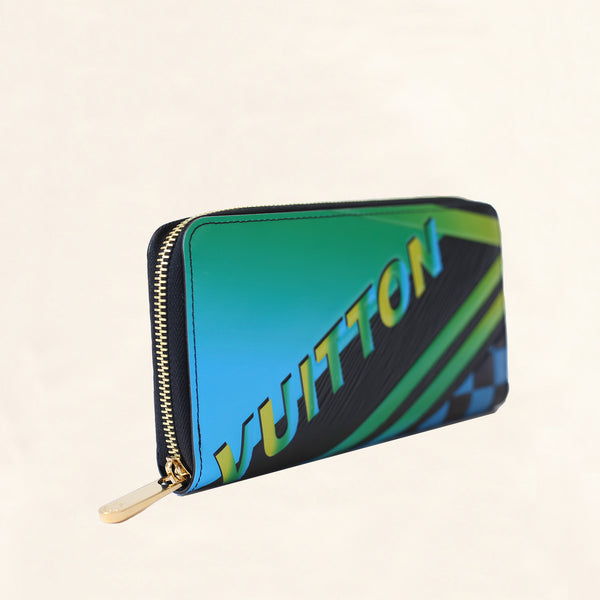 Louis Vuitton Zippy Wallet, Black, One Size