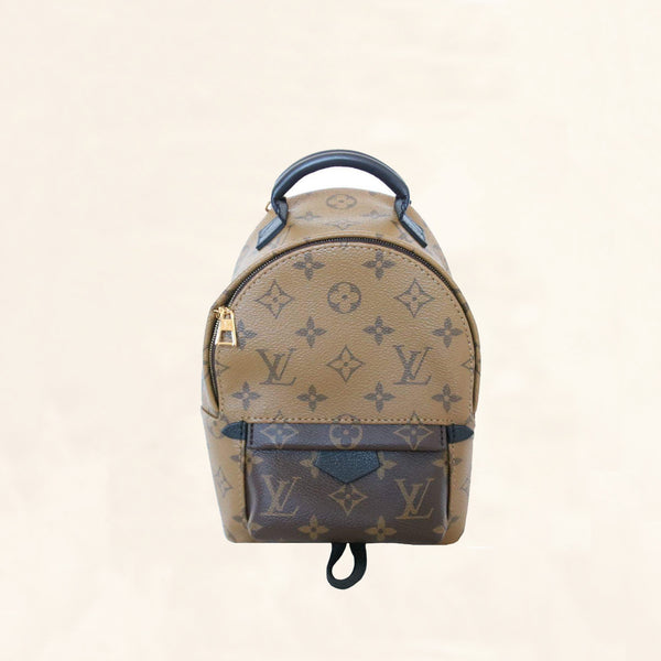 Louis Vuitton Palm Springs Backpack Monogram Canvas Mini by Rebag