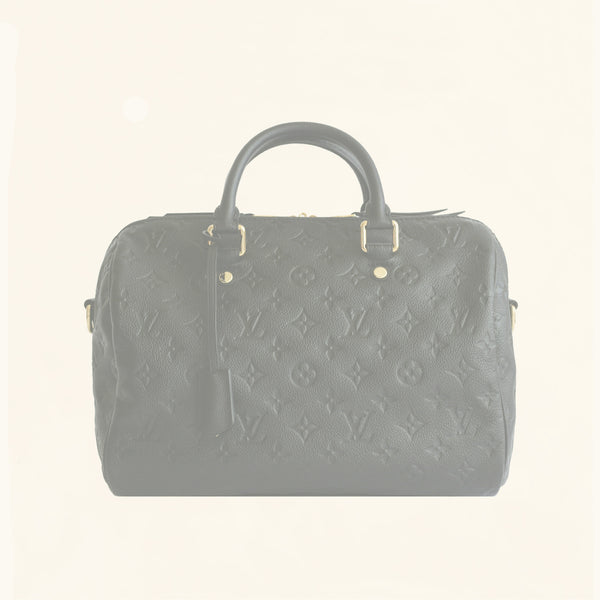 Louis Vuitton Monogram Empreinte Speedy Bandouliere 30 Bag White