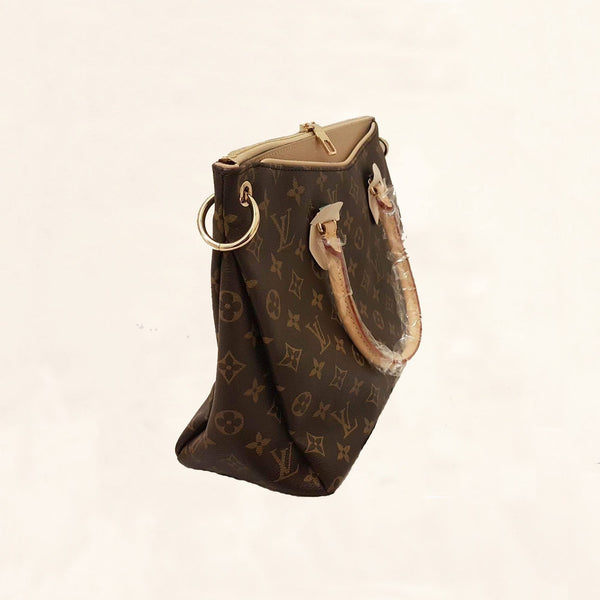 Louis Vuitton Pallas MM Monogram Coated Canvas Top Handle Bag on SALE