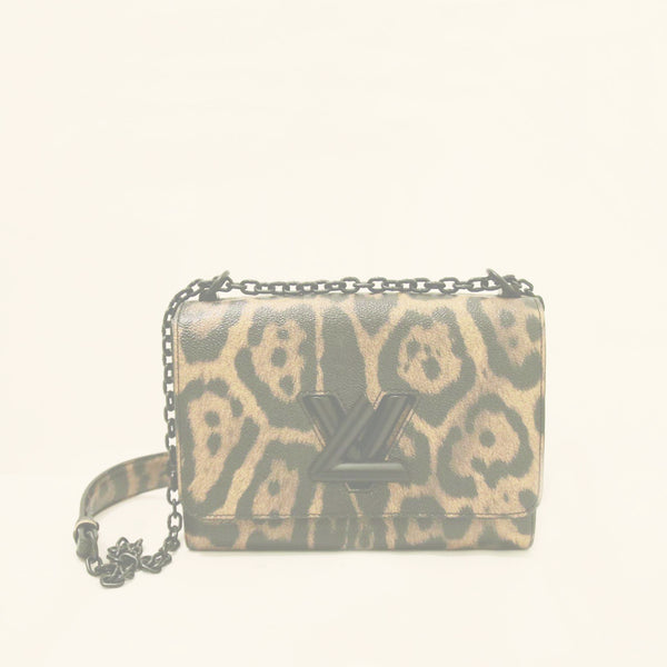 Louis Vuitton Coated Canvas Wild Animal Print Twist MM Shoulder Bag (S –  LuxeDH