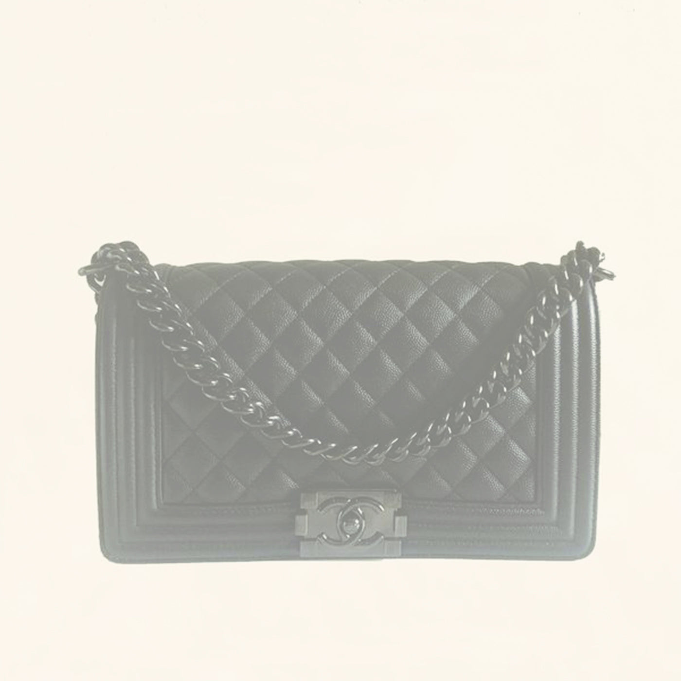 Chanel | Iridescent Caviar So Black Boy Bag | Old Medium