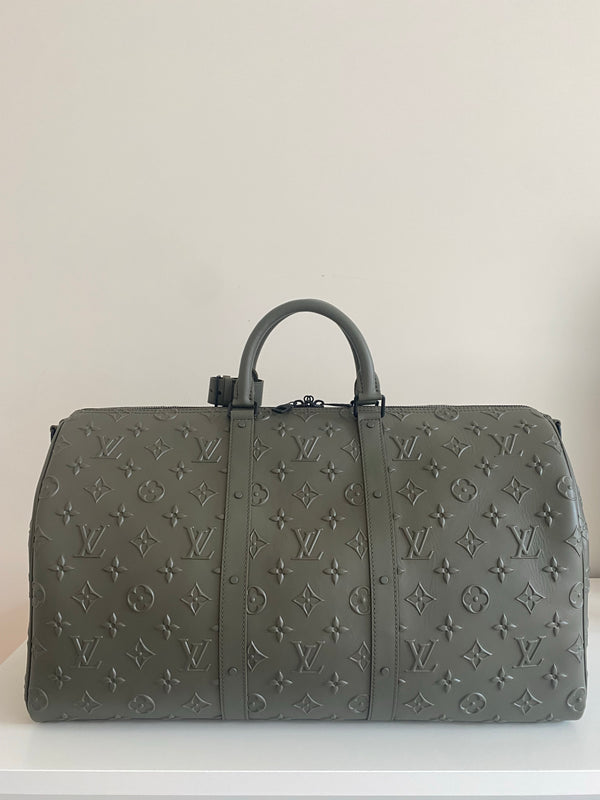 Shop Louis Vuitton Keepall Bandouliere 50 (M59337) by LESSISMORE☆