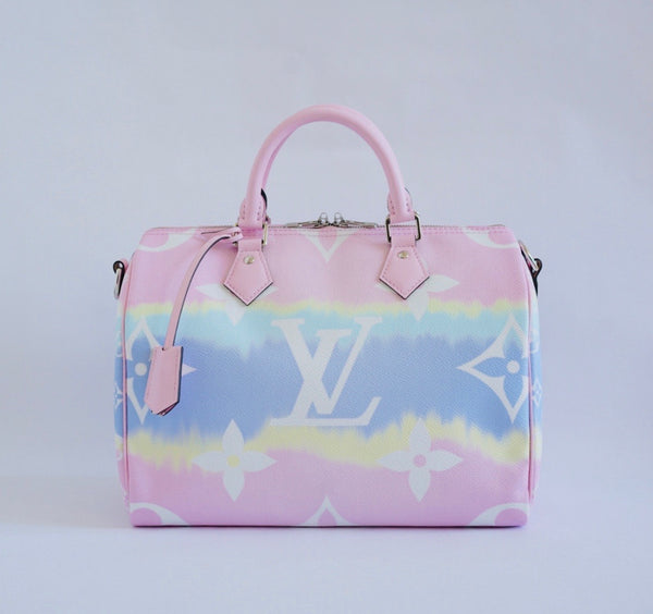 Louis Vuitton Speedy Escale Bandouliere 30 Pastel Monogram Cherry Blossom  Canvas