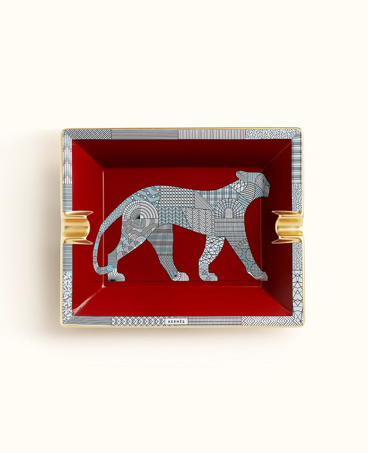 Hermes Panthera Deco ashtray