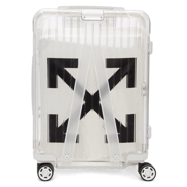 Fake off shop white suitcase