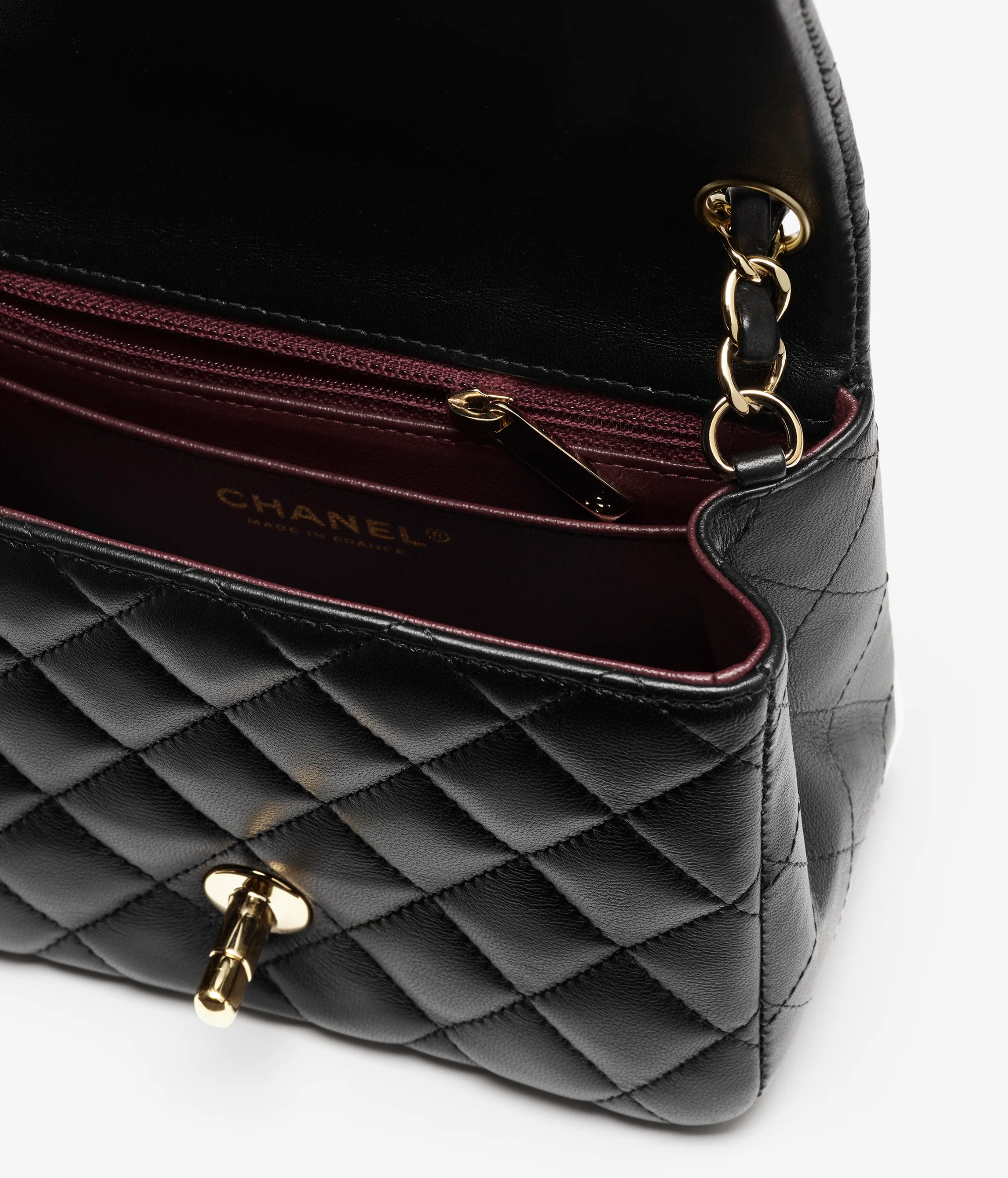 Mini chanel discount bag black