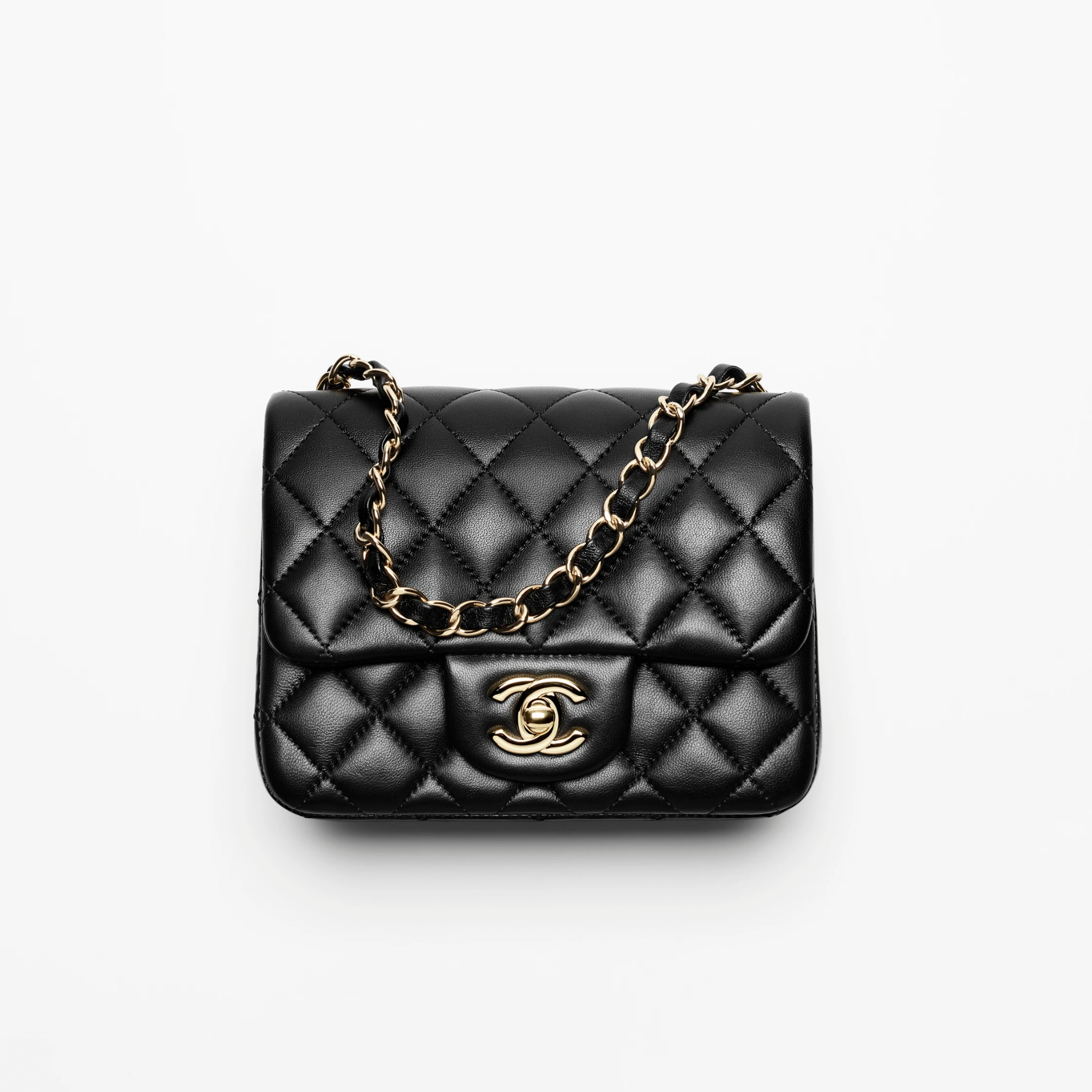 Chanel Black Lambskin Lambskin Mini Flap Bag– TC Chanel Black Lambskin Lambskin Mini Flap Bag– TC