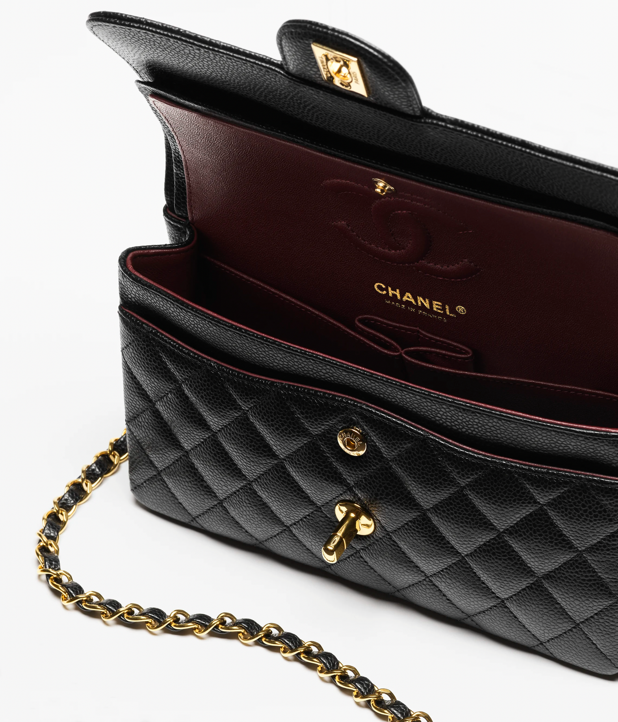 Chanel Flap Bag Black Satin - Luxe Du Jour