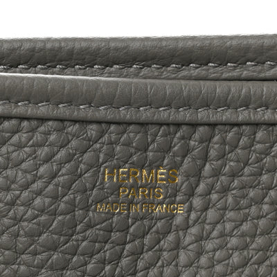 Hermes Evelyne III PM Gris Meyer Clemence Gold Hardware