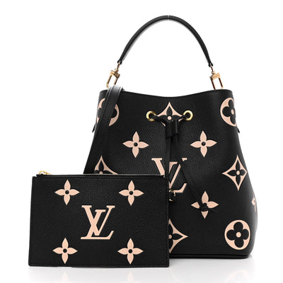 LOUIS VUITTON Neonoe MM Monogram Shoulder Handbag Arizona Beige Authentic  Ladies 