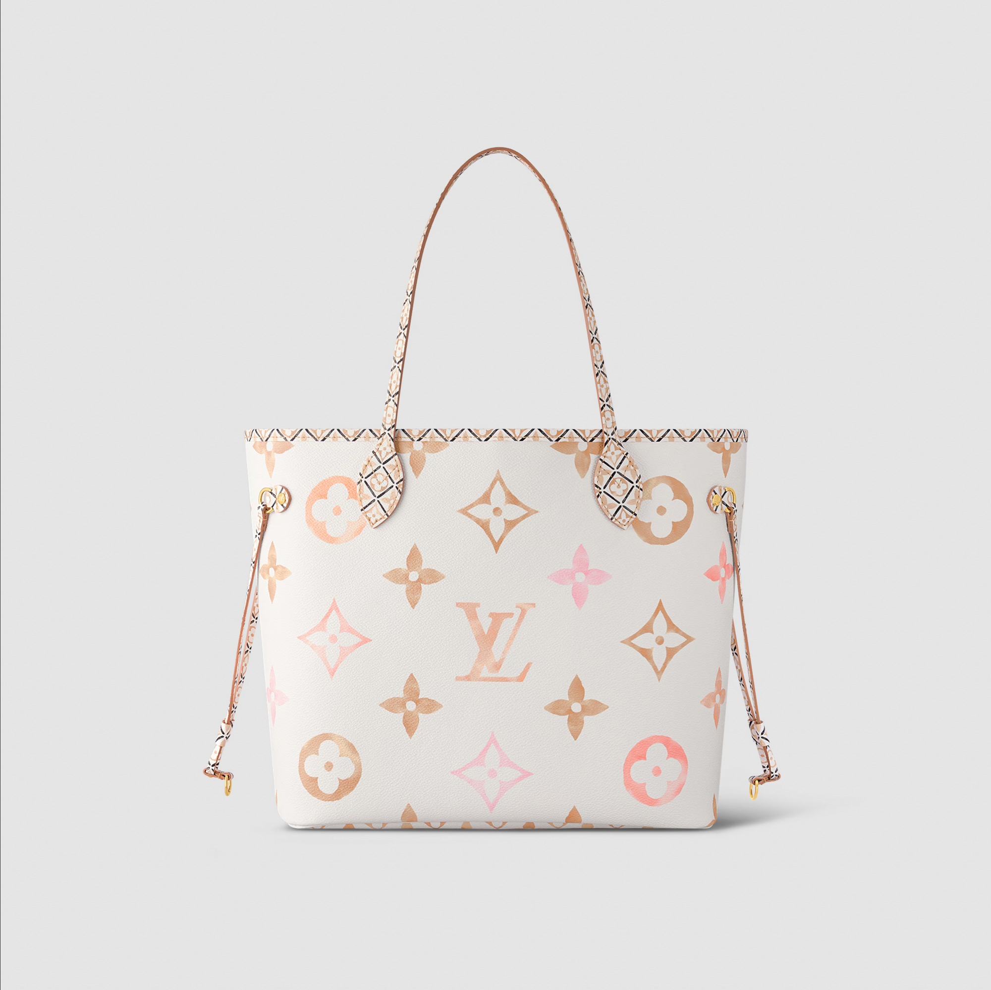 Louis Vuitton Monogram Giant by The Pool Neverfull mm Light Pink