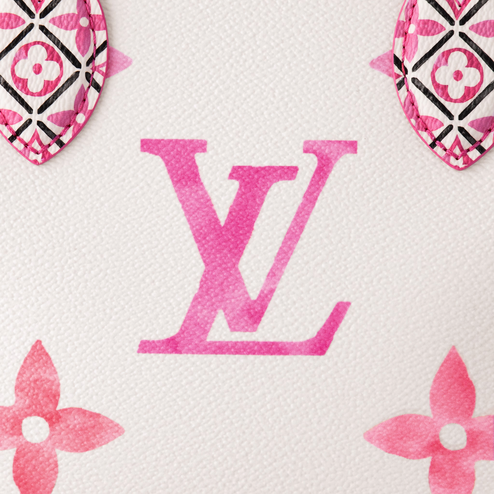 pink louis vuitton logo