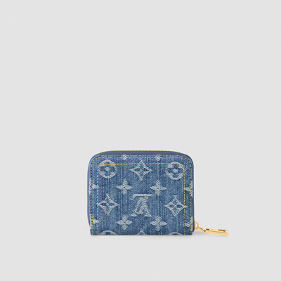 Louis Vuitton Denim Blue Zippy Coin Purse M82957