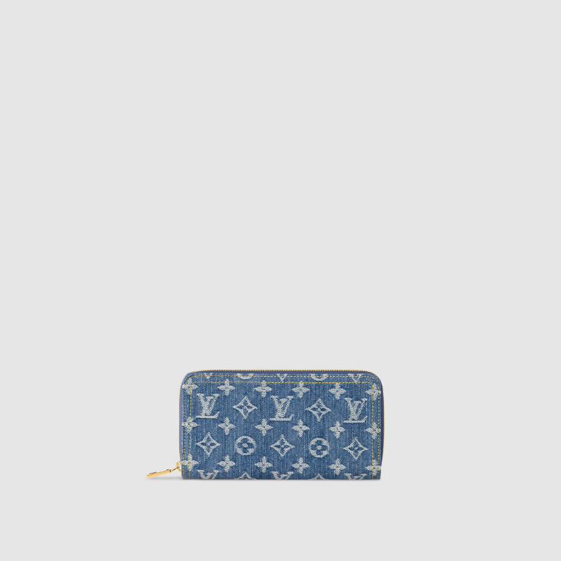 入手困難♪【LV】Zippy Wallet 長財布Denim Monogram Blue Denim Louis Vuitton Blue Denim Monogram Denim Zippy Wallet