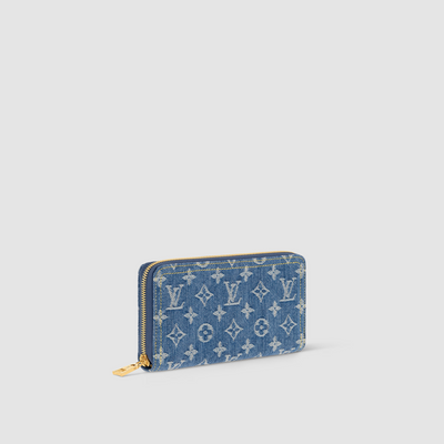 Louis Vuitton Denim Blue Zippy Wallet M82958