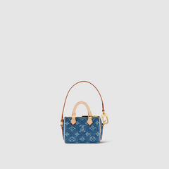 【LOUIS VUITTON x TM】Cherry Micro Speedy Denim Bag Charm louis-vuitton--
