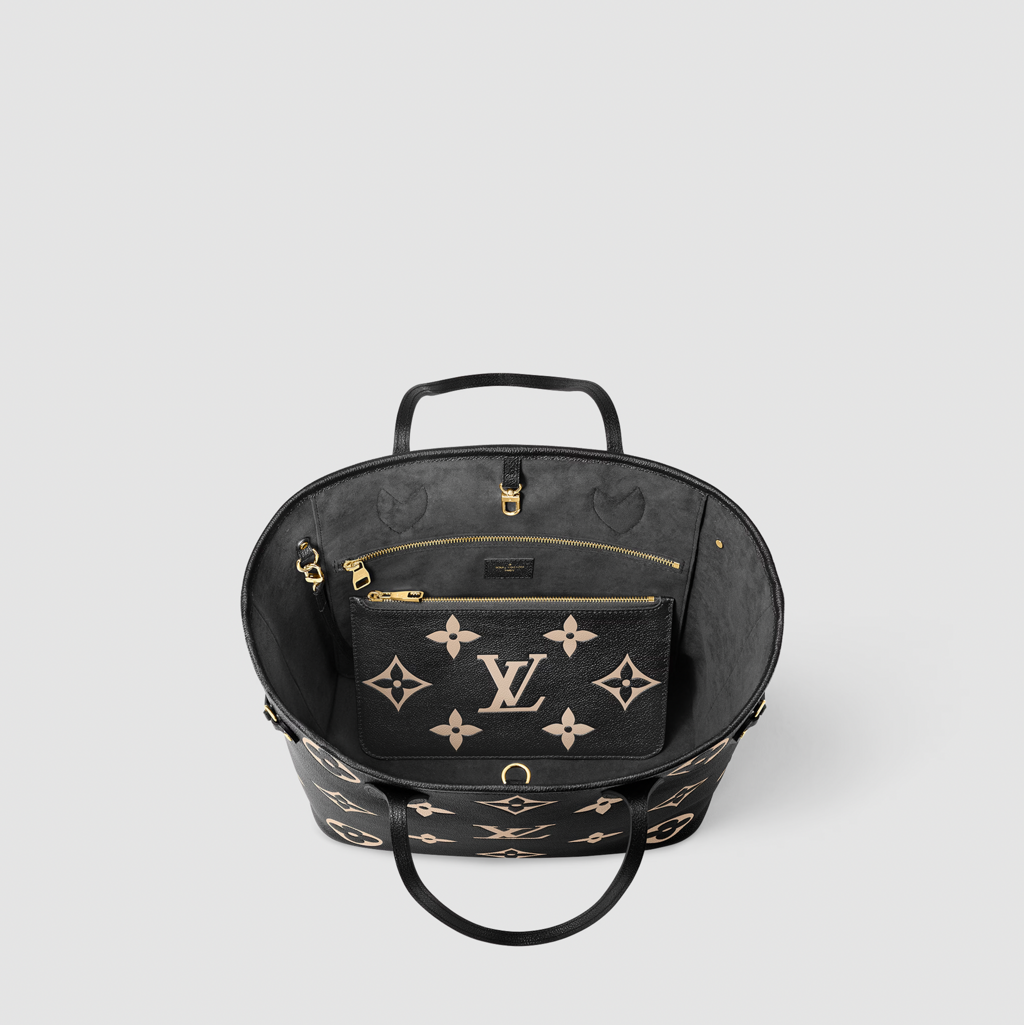 M45686 Louis Vuitton Monogram Empreinte Neverfull MM Tote