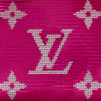Louis Vuitton Fuchsia Pochette Accessoires LV NIGHT M23638