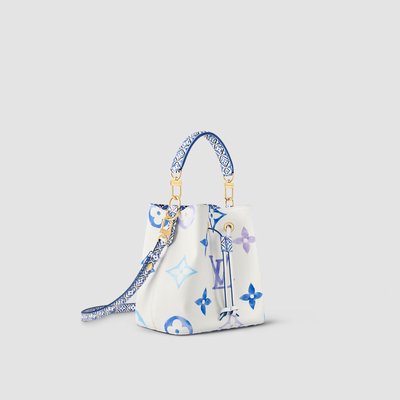 Louis Vuitton Neo Noe Bucket Bag Monogram LV Escale Blue White Watercolor  M45126