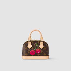 鮮やかなチェリー☆【Loius Vuitton × TM】Alma BBバッグ LOUIS VUITTON LV X TM Monogram Cerises Alma BB White 1683983