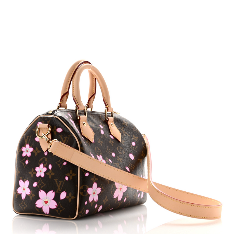 Louis Vuitton LV x TM Cherry Blossom Speedy Bandouliere 25 M14174– TC Louis Vuitton LV x TM Cherry Blossom Speedy Bandouliere 25 M14174– TC