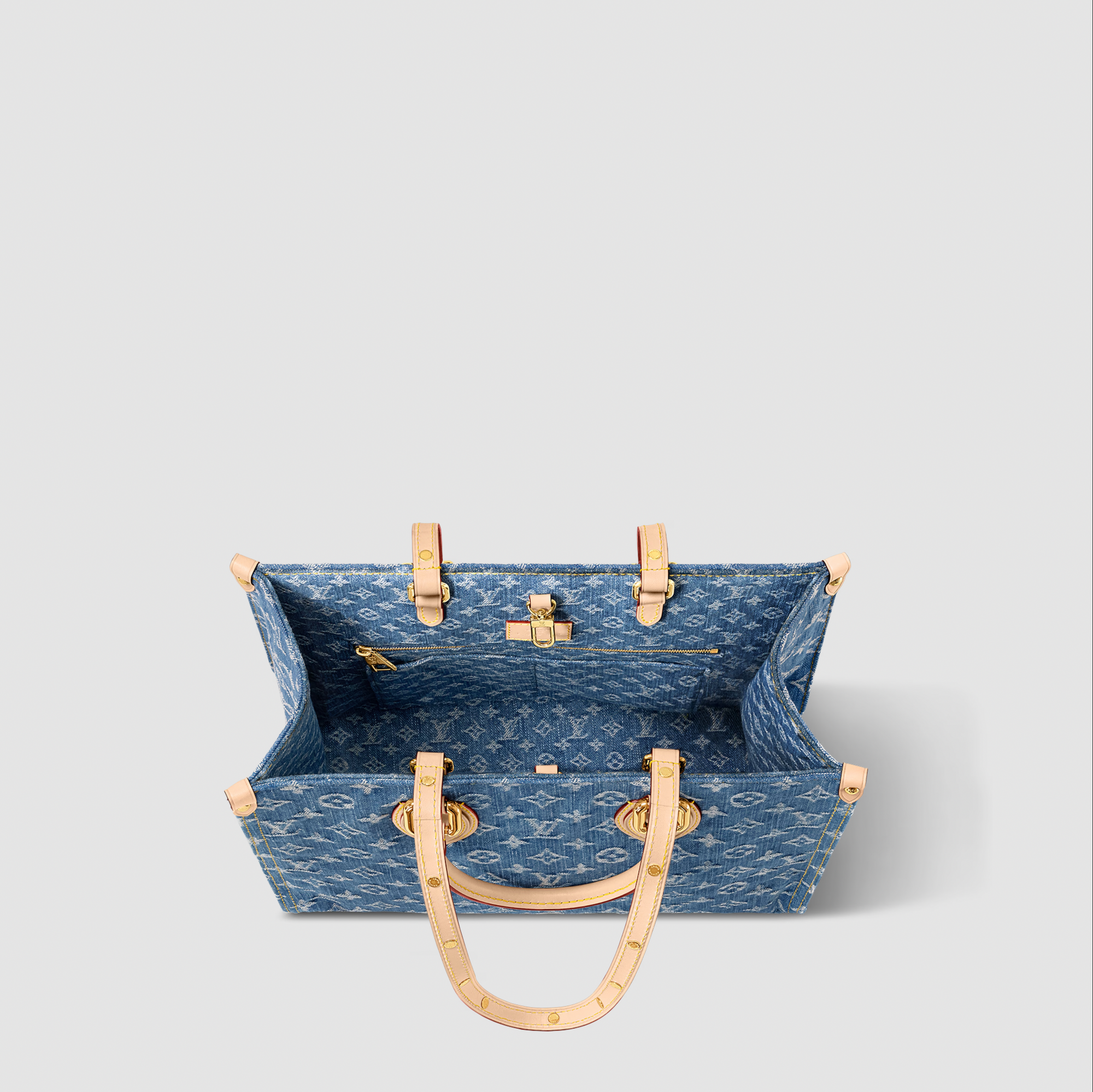 Louis Vuitton Monogram Denim OnTheGo MM M46871– TC