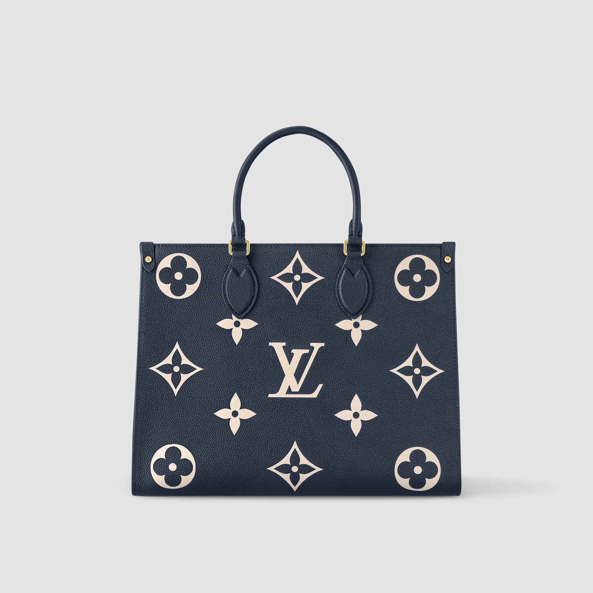 【ルイヴィトン・Louis Vuitton 】OnTheGo MM M47084 Louis Vuitton Navy Empreinte OnTheGo MM M47084– TC