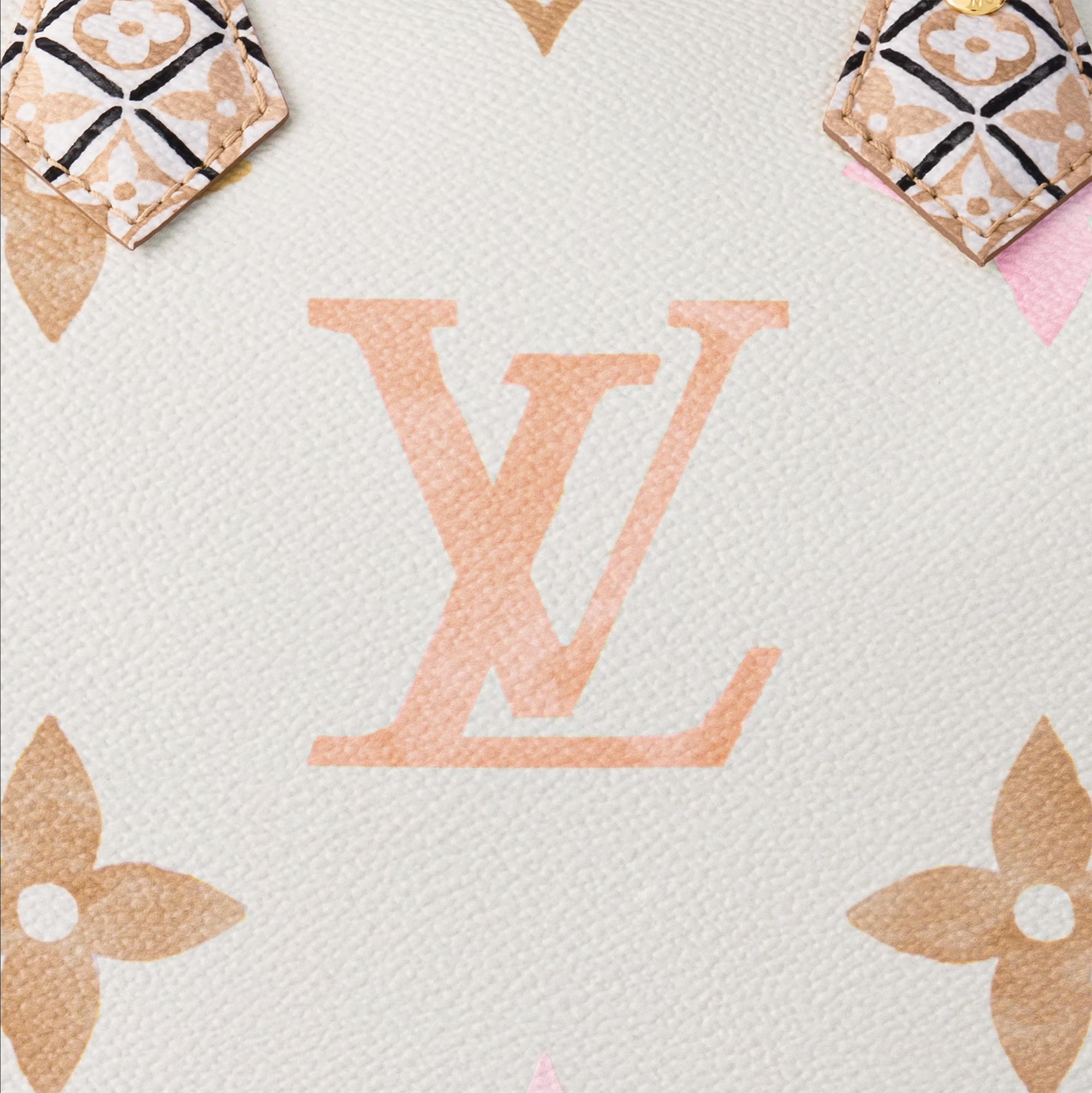 Louis Vuitton Speedy Bandouliere 25 Monogram Beige Clair in Coated