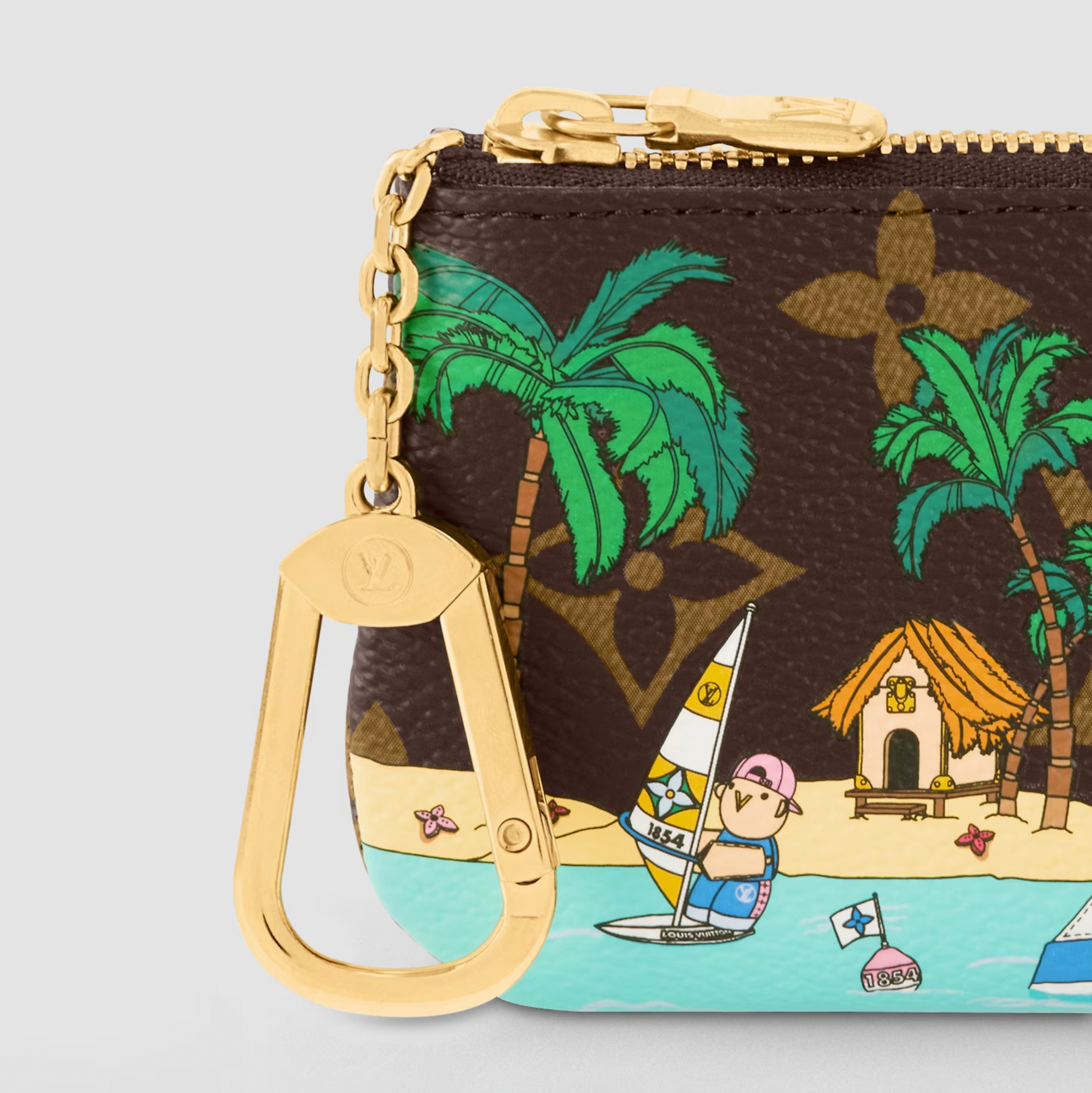 Louis Vuitton Vivienne Holiday Key Pouch M82615– TC Louis Vuitton Vivienne Holiday Key Pouch M82615– TC